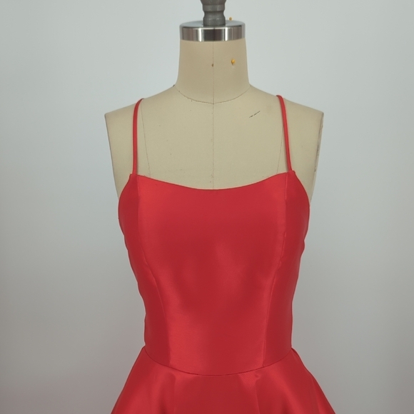 11606 Alyce Paris Sweetheart Neck A Line Gown Red Size 2 prom black tie gala - Picture 3 of 11